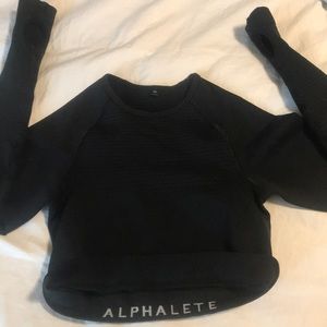 Alphalete Long Sleeve Crop Shirt